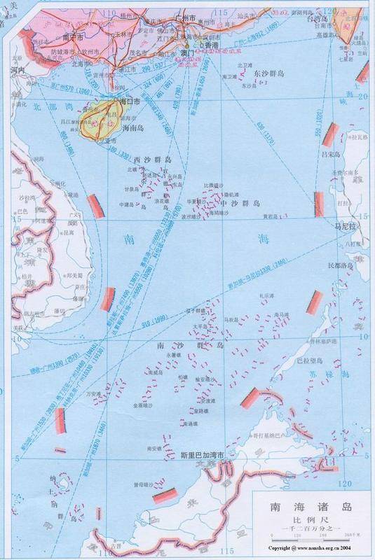 菲律宾旧版地图证南沙群岛主权属中国[高清]图片